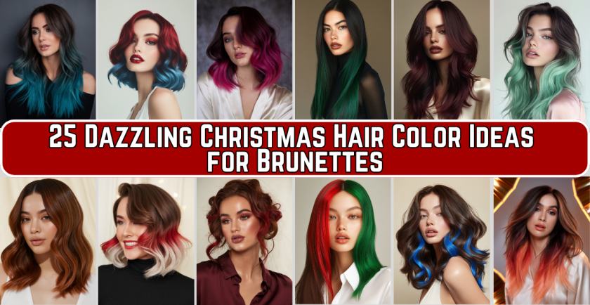 Christmas Hair Color Ideas for Brunettes