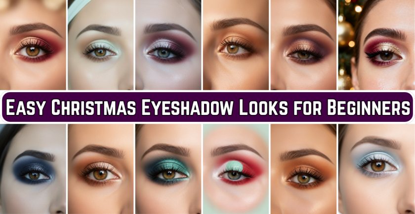 Easy Christmas Eyeshadow Looks for Beginners