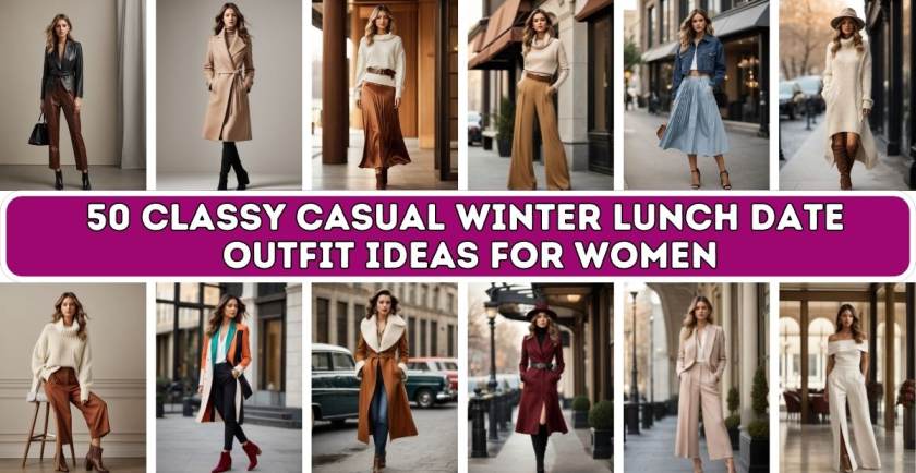 Classy Casual Winter Lunch Date Outfit Ideas