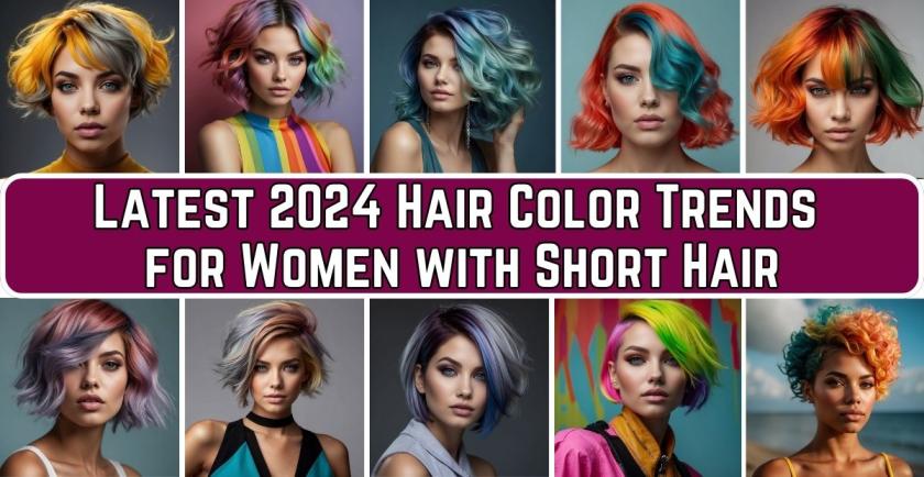 2024 Hair Color Trends for Women with Short Hair