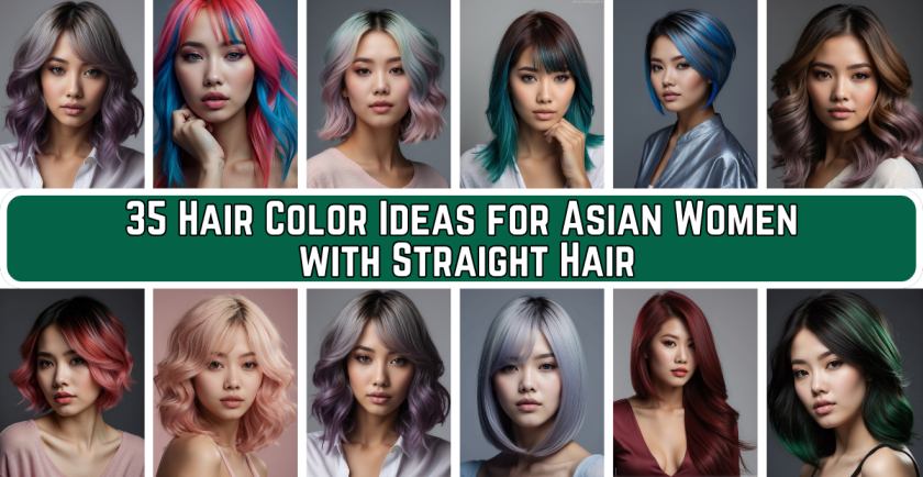 Hair Color Ideas for Asian Women with Straight Hair