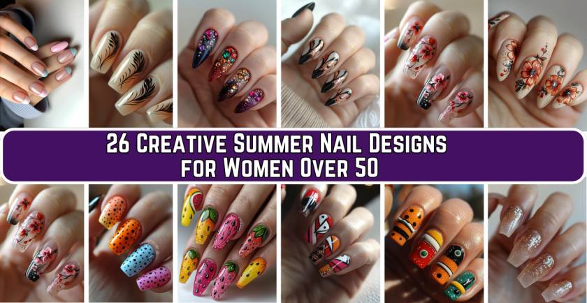 Summer Nail Designs for Women Over 50