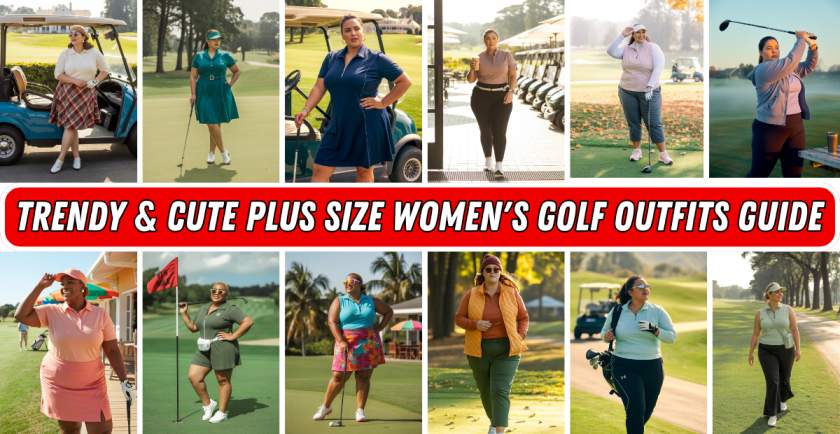 plus size women's golf outfits