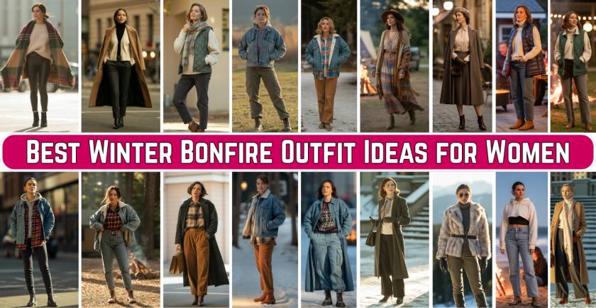 winter bonfire outfit ideas for women