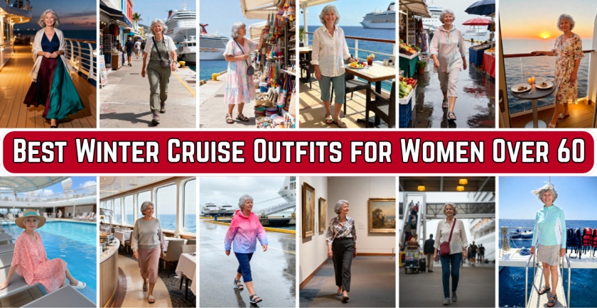 Winter Cruise Outfits for Women Over 60